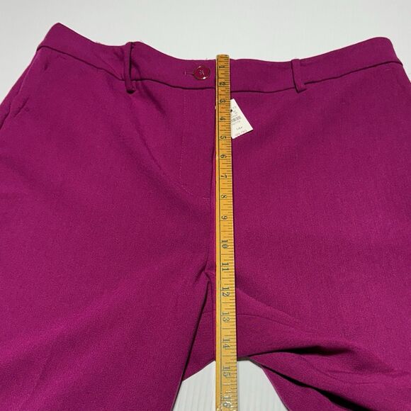 TALBOTS Women’s Pink Trousers Size 14 P Petite Dress Pants Wide Leg NWT - Picture 8 of 9